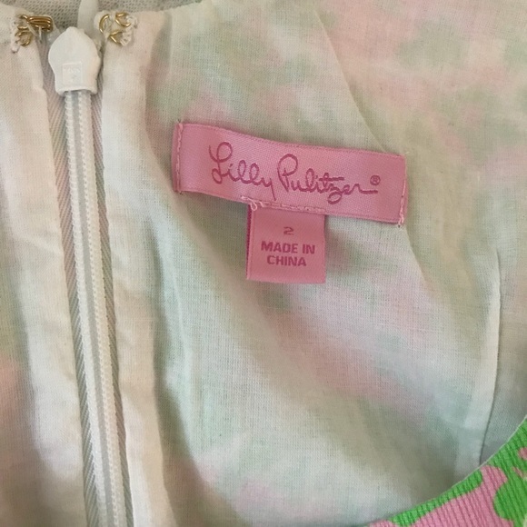 Lilly Pulitzer‎ Sunnyside Lions Dress Size 2 - Picture 3 of 4
